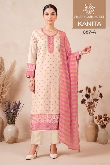 Vinay kuleesh kanita wholesale dress material description